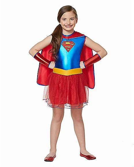 Kids Supergirl Tutu Costume - DC Comics 3 Kids Supergirl Tutu Costume - DC Comics