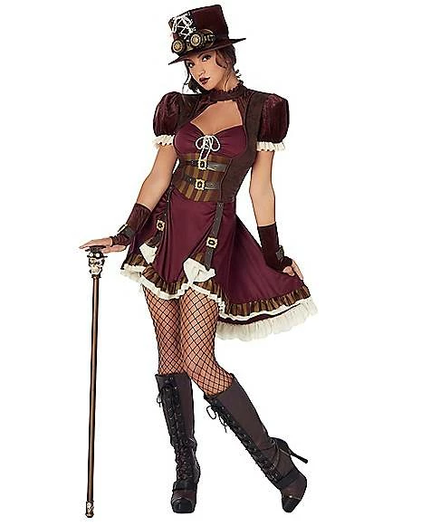Adult Steampunk Dress Costume 3 Adult Steampunk Dress Costume