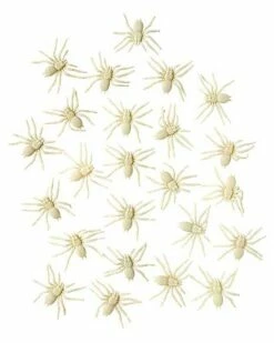Glow In The Dark Spiders - 24 Pack