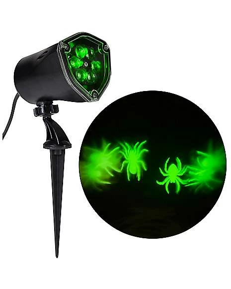 Whirl-A-Motion LED Green Spiders Projection Spot Light 3 Whirl-A-Motion LED Green Spiders Projection Spot Light