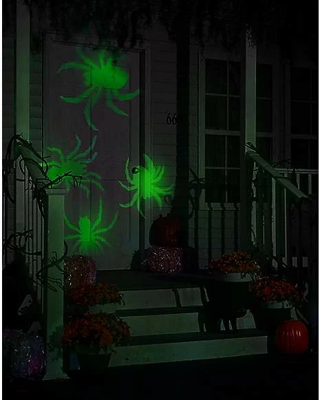 Whirl-A-Motion LED Green Spiders Projection Spot Light 5 Whirl-A-Motion LED Green Spiders Projection Spot Light - Image 3