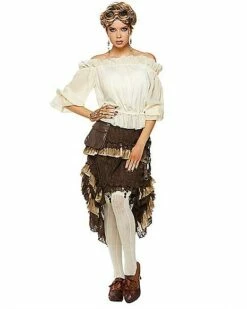 Ivory Off The Shoulder Shirt