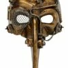 Steampunk Plague Doctor Half Mask 1 Steampunk Plague Doctor Half Mask -MystiMask Store 01361815 a