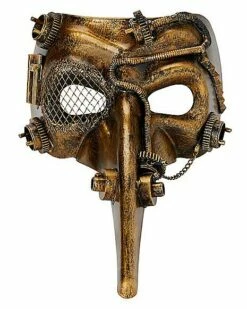 Steampunk Plague Doctor Half Mask