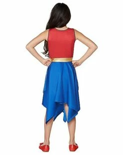 Kids Wonder Woman Costume Dress - DC Comics -MystiMask Store 01363134 b
