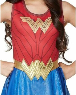 Kids Wonder Woman Costume Dress - DC Comics -MystiMask Store 01363134 d