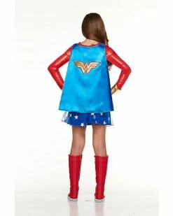 Kids Wonder Woman Dress Costume - DC Comics -MystiMask Store 01364421 b