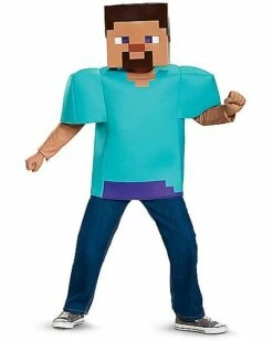 Kids Steve Costume - Minecraft -MystiMask Store 01369008 b