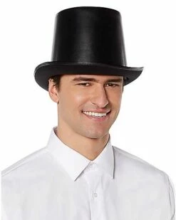 Vampire Faux Leather Top Hat -MystiMask Store 01404029 d