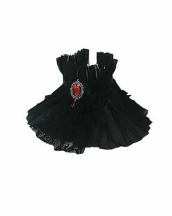 Pleated Vampire Neck Ruffle
