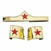 Adult Wonder Woman Tiara Gauntlet Set - DC Comics