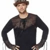 Lace Up Steampunk Shirt