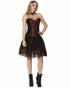 Adult Vampire Lace Corset -MystiMask Store 01428663 c