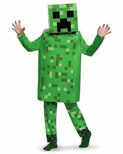 Kids Creeper Costume Deluxe - Minecraft -MystiMask Store 01448034 c