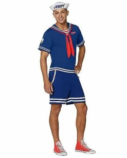 Adult Steve Scoops Ahoy Costume - Stranger Things
