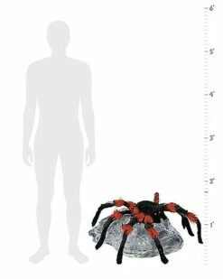 21 Inch LED Black Jumping Spider Animatronic -MystiMask Store 01463447 b