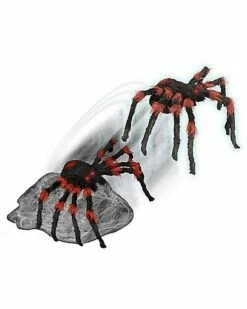 21 Inch LED Red And Black Jumping Spider Animatronic 10 21 Inch LED Red And Black Jumping Spider Animatronic -MystiMask Store 01463447 c 1