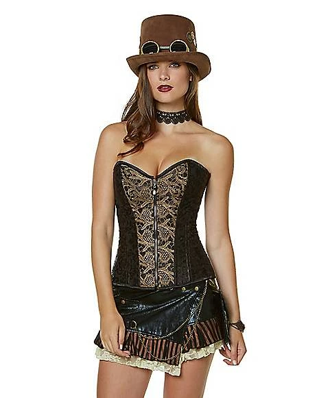 Applique Steampunk Corset 3 Applique Steampunk Corset