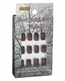 Kids Twilight Press On Vampire Nails 7 Kids Twilight Press On Vampire Nails -MystiMask Store 01486901 c