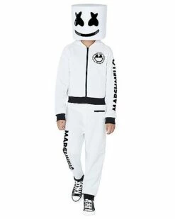 Kids Marshmello Logo Jumpsuit Costume