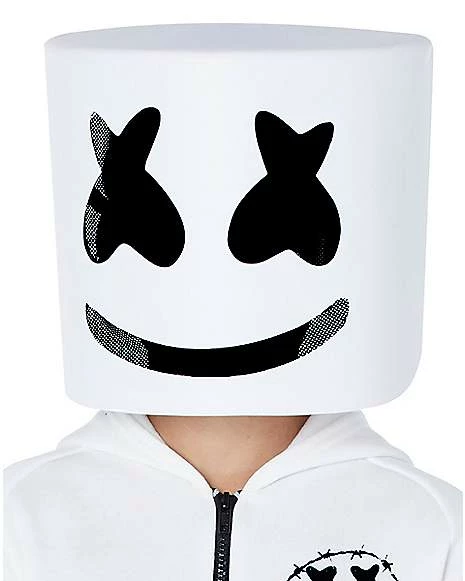 Kids Marshmello Logo Jumpsuit Costume 5 Kids Marshmello Logo Jumpsuit Costume - Image 3