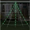 10 Ft. Light Up Green Spider Web 1 10 Ft. Light Up Green Spider Web -MystiMask Store 01523372 a