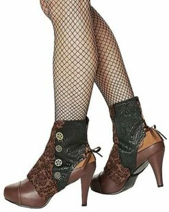 Printed Steampunk Shoe Covers