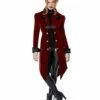 Adult Burgundy Vampire Jacket