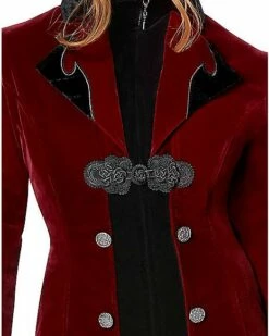 Adult Burgundy Vampire Jacket -MystiMask Store 01533140 c