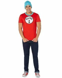 Adult Thing 1 And Thing 2 Costume Kit – Dr. Seuss 7 Adult Thing 1 And Thing 2 Costume Kit – Dr. Seuss -MystiMask Store 01542539 c