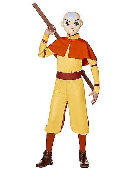 Kids Aang Costume - Avatar: The Last Airbender 3 Kids Aang Costume - Avatar: The Last Airbender