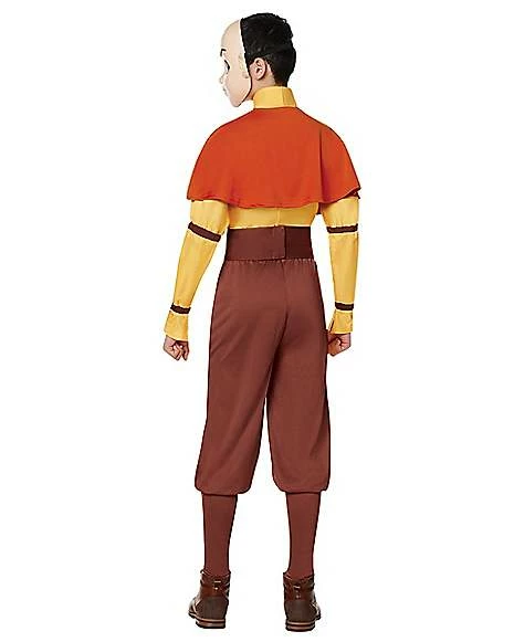 Kids Aang Costume - Avatar: The Last Airbender 4 Kids Aang Costume - Avatar: The Last Airbender - Image 2