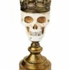 Crowned Skull Candle Holder -MystiMask Store 01564491 a