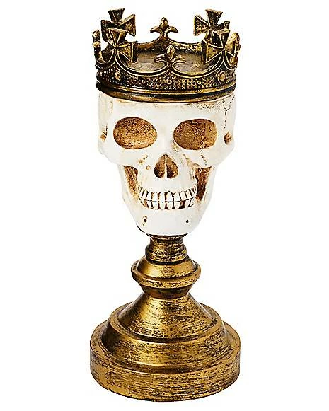 Crowned Skull Candle Holder 3 Crowned Skull Candle Holder
