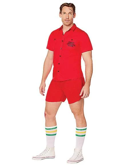 Adult Camp Crystal Lake Button Down Shirt - Friday The 13th 5 Adult Camp Crystal Lake Button Down Shirt - Friday The 13th - Image 3