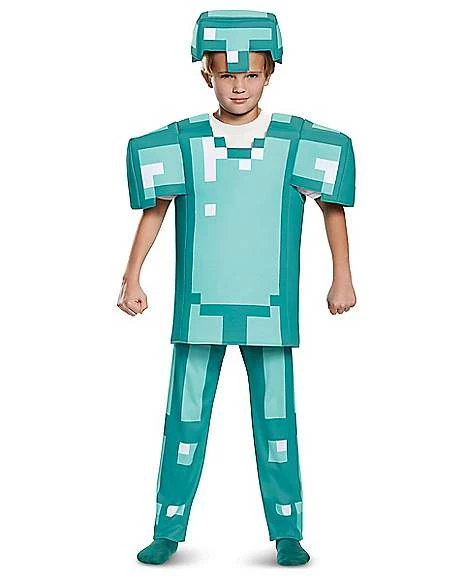 Kids Armor Deluxe Costume - Minecraft 3 Kids Armor Deluxe Costume - Minecraft