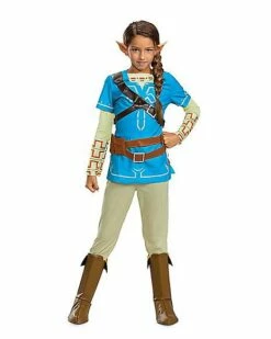 Kids Link Costume Deluxe - The Legend Of Zelda: Breath Of The Wild -MystiMask Store 01566306 c