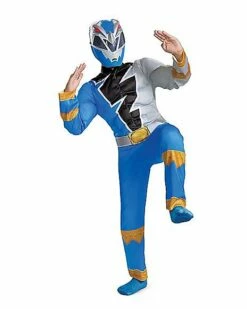 Kids Blue Ranger Costume - Dino Fury