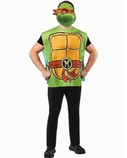 Adult Michelangelo Teenage Mutant Ninja Turtles Costume Kit - Ben Coop -MystiMask Store 01570076 c