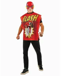 Adult The Flash Costume Kit - Ben Cooper -MystiMask Store 01570084 c