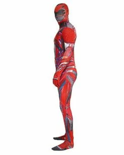 Adult Red Ranger Skin Suit Costume - Power Rangers -MystiMask Store 07471550 c