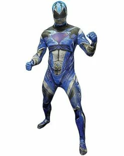 Adult Blue Ranger Skin Suit Costume - Power Rangers
