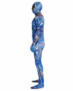 Adult Blue Ranger Skin Suit Costume - Power Rangers -MystiMask Store 07471584 c