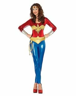 Adult Wonder Woman Catsuit Costume - DC Comics