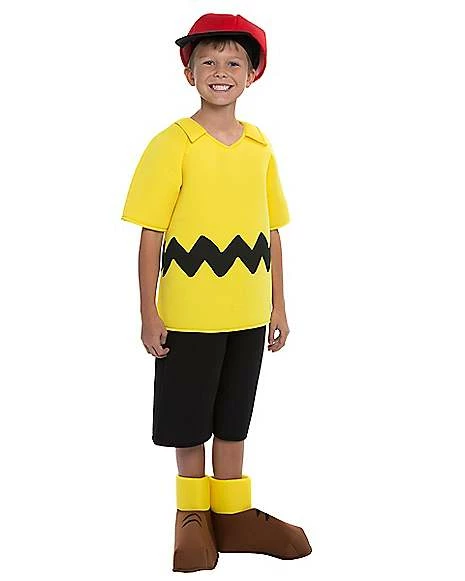Kids Charlie Brown Deluxe Costume - Peanuts 3 Kids Charlie Brown Deluxe Costume - Peanuts