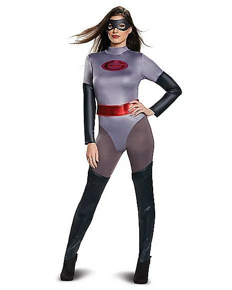 Adult Elastigirl Costume Deluxe - Incredibles 2 3 Adult Elastigirl Costume Deluxe - Incredibles 2