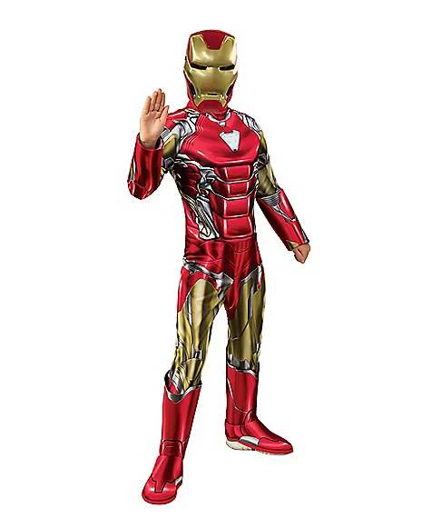 Kids Iron Man Costume Deluxe - Avengers: Endgame 3 Kids Iron Man Costume Deluxe - Avengers: Endgame