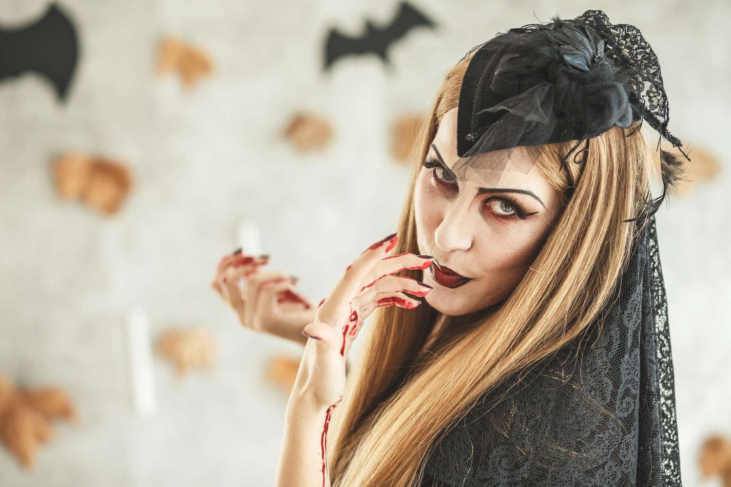 Halloween Sales Store -MystiMask Store vampirebloodcostume GettyImages 860381446 3acda6028b024e5f8816c26874d4a1b8